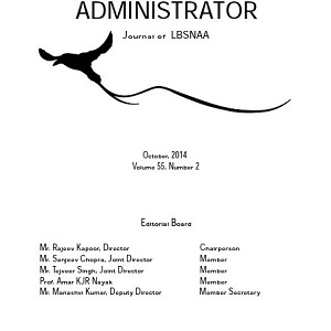The Administrator (Vol.55 No.2) October 2014